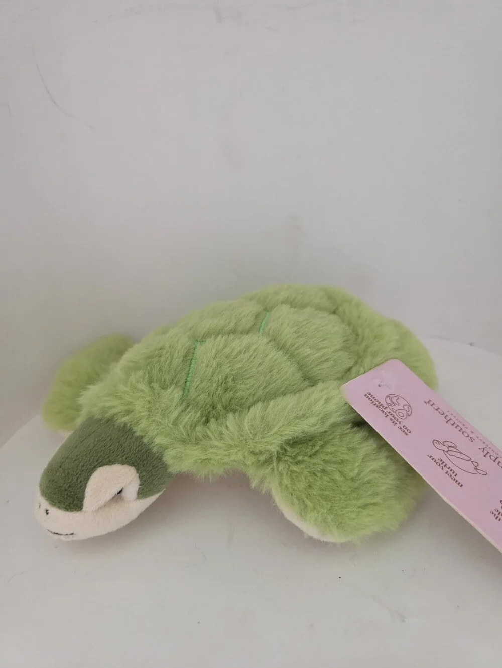 Simply Southern Plush Turtle Trackable Bar Code Fuzzy Green Shell. NWT